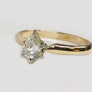 Pear Shape Diamond Engagement Ring 14Karat