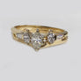 Marquise Diamond Engagement Ring With Insert