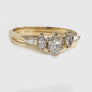Marquise Diamond Engagement Ring With Insert
