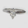 Marquise Solitaire Diamond Ring 14Karat White Gold