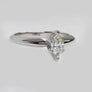 Marquise Solitaire Diamond Ring 14Karat White Gold