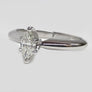 Marquise Solitaire Diamond Ring 14Karat White Gold