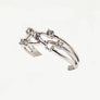 Free Flow Diamond Ring 14 Karat White Gold