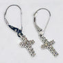 Diamond Dangle 14 Karat White Gold Earrings