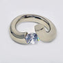 Tension Ring 14 Karat White Gold