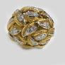 Dome Cluster Diamond Ring