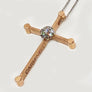 Carminelli Rose Gold Diamond Cross