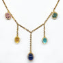Rebecca Rio Collection Necklace Silver with 18K Gold Plating