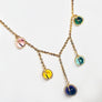 Rebecca Rio Collection Necklace Silver with 18K Gold Plating