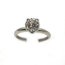 Solitaire Round Diamond Ring 14K Gold