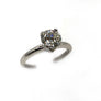 Solitaire Round Diamond Ring 14K Gold