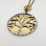 Rebecca Pendant Bronze and Gold Plating Tree