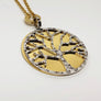 Rebecca Pendant Bronze and Gold Plating Tree