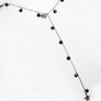 Stars And Moon Necklace Natural Beads Sterling Silver