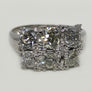 Fashion Diamond Ring in 14 Karat White Gold