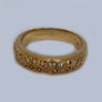 Wedding Diamond Band 14 Karat Yellow Gold