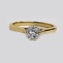 Engagement Diamond Ring 14 Karat yellow Gold