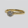 Engagement Diamond Ring 14 Karat yellow Gold