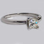 Engagement Princess Cut Diamond 14 Karat White Gold