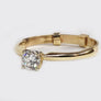 Engagement Diamond Ring 14 Karat Yellow Gold