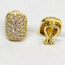 Pave Diamond Earrings 18 Karat Gold