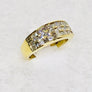 Princess Baguette Cut Diamond Band 14Karat Yellow Gold