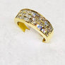 Princess Baguette Cut Diamond Band 14Karat Yellow Gold