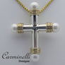 The Way of the Cross Collection Sterling, 14 Karat Yellow Gold and  Pearls