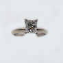 Princess Cut Diamond Solitaire VVS