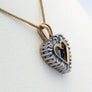 Diamond Heart 14karat Yellow Gold Small