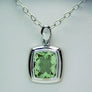 Green Amethyst Pendant