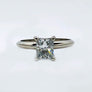 Princess Cut Diamond Solitaire VVS