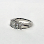 Princess Cut Diamond Ring 14 Karat White Gold 1.0Cts
