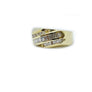 Diamond Ring 14 Karat Yellow Gold Channel Set