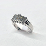 Princess Cut Diamond Ring 14 Karat White Gold 1.0Cts
