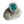 Large Pear Shape Emerald with diamonds in 14 karat yellow gold