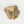 Free Form White Sapphire Ring 18 Karat Yellow Gold