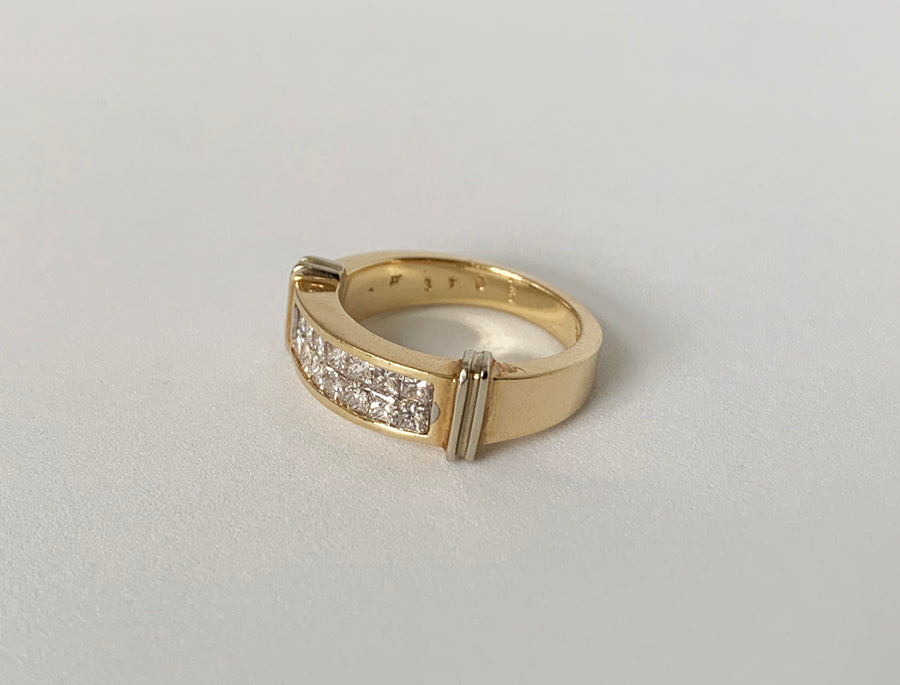 Princess Cut Diamond Band