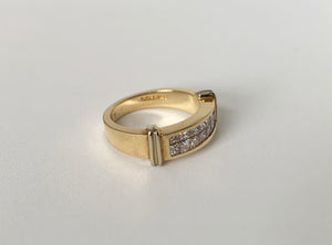 Princess Cut Diamond Band
