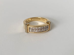 Princess Cut Diamond Band