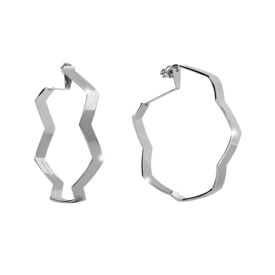 Skyline Rebecca Collection Earrings in Bronze with Rhodium Plating