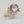 Pink Morganite CZ and White Sapphires 14 Karay Yellow Ring