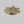Engagement Diamond Ring With Trillions Insert 14 Karat Gold