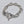 Sterling Silver Link Bracelet 5.5" Toggle Clasp