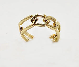Gold Chain Link Ring 14karats