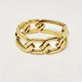 Gold Chain Link Ring 14karats