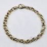 Mens Two Tone Gold Bracelet