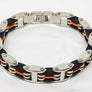 Steel Bracelet Rubber Orange
