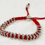 Stainless Steel Bracelet Red Cord