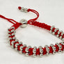 Stainless Steel Bracelet Red Cord